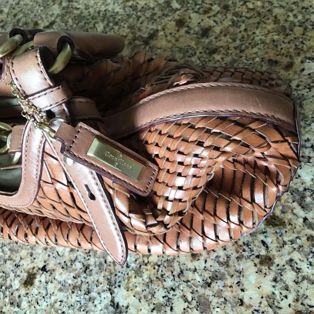 Vtg Cole Haan limited edition Genevieve woven tote - Picture 11 of 11